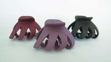 Medium sized colored soft textured octopus hair claw clip