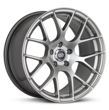 Enkei Raijin 18x8 45mm Offset 5x112 Bolt Pattern 72.6 Bore Diamter Hyper Silver