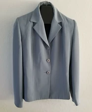 Ingenuity Women's Size 12 Beige Three-Button Business Casual Blazer Jacket Lined