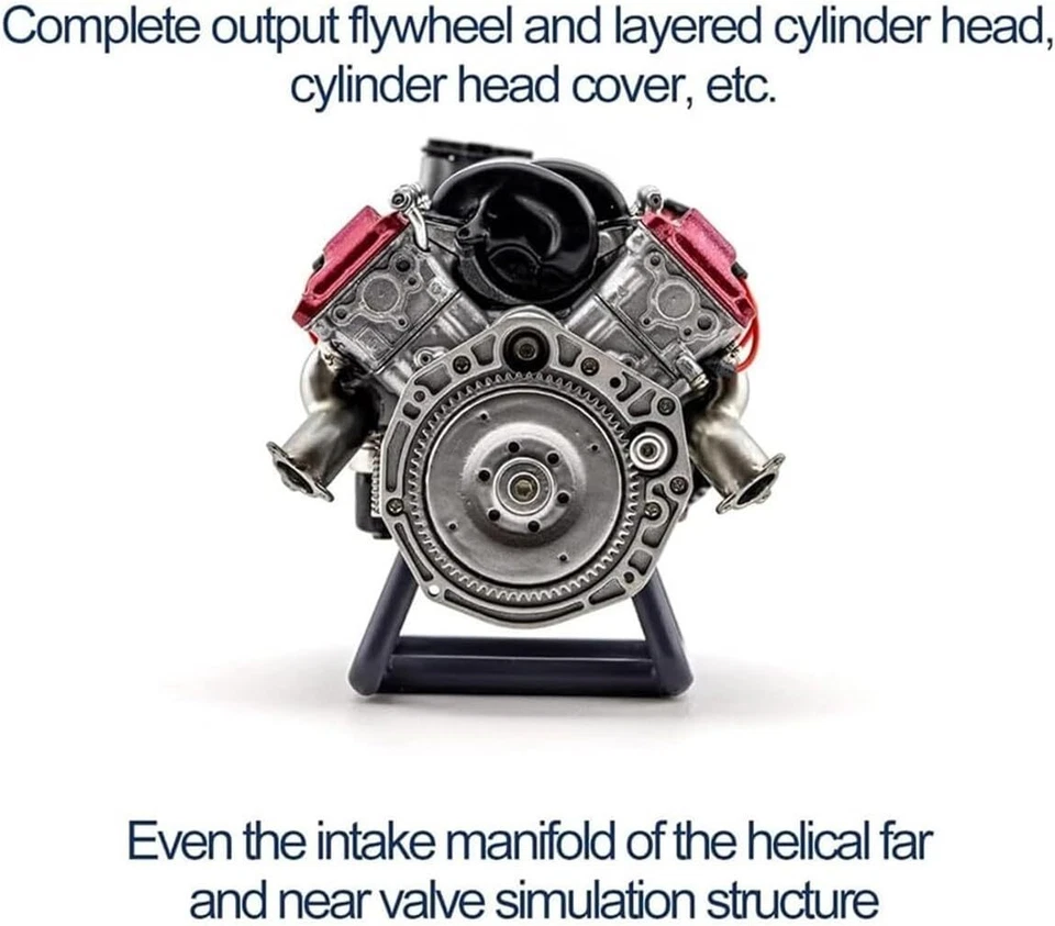 Cison Engine Kit-2024 Best Cison V8 Engine Model Kit That Runs,Mini Motor Engine - Image 3 of 4