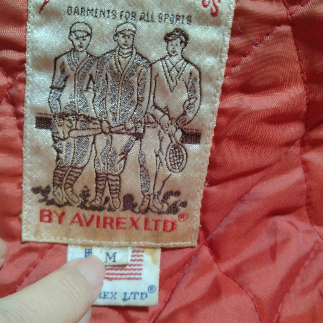 Avirex/Men'S/Campions Red Leather | eBay