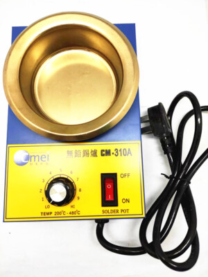 Solder Pot Bath CM310A 300W Lead-Free stainless steel Soldering Irons 100mm 220V