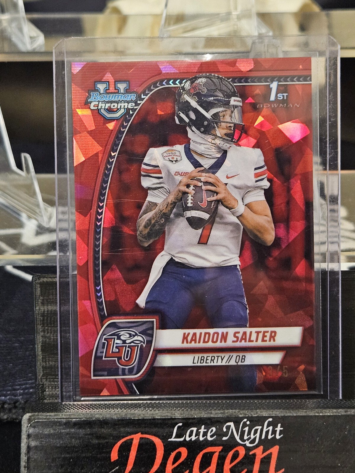 Kaidon Salter 2024 Red /5 Bowman Chrome University Sapphire Edition #111 (1st)