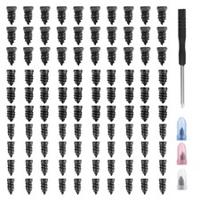 100PCS Car Tire Repair Rubber Nail Kit with Screwdriver,Self-Tapping Car Tire...