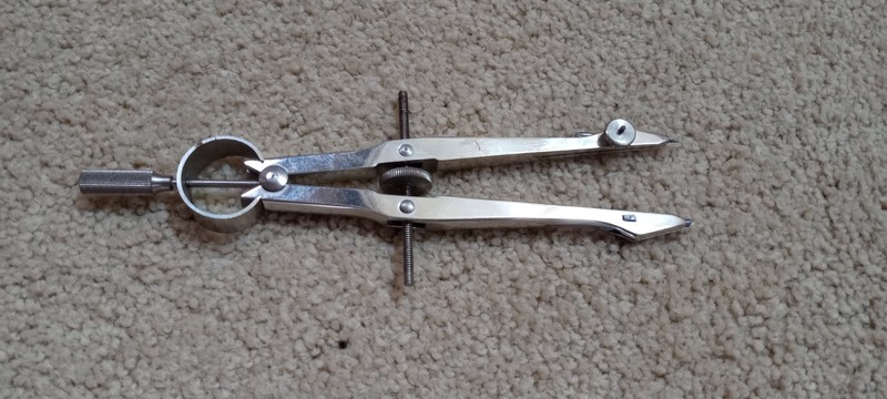 Vintage Gramercy Precision Drafting Compass with extra lead and point
