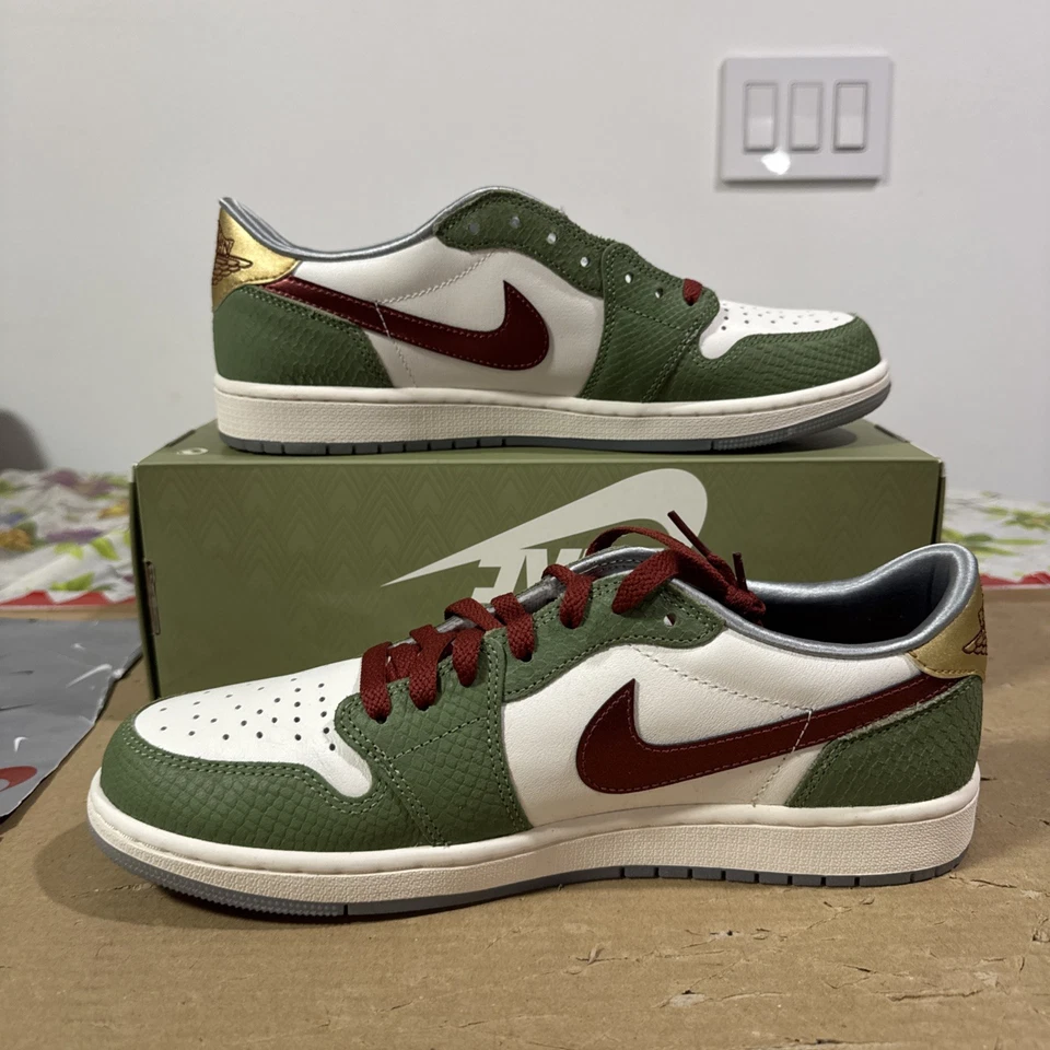 Talla 11 - Air Jordan 1 Retro OG CNY Bajo Año del Dragón FN3727-100 Foto 2 de 4