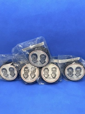 1997 Detroit Red Wings Burger King Fotoball Hockey Pucks - SEALED Set of 5