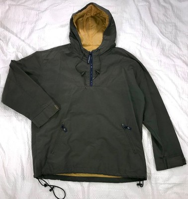 G.H. Bass & Co. Explorer (M) Nylon Pullover Hooded Parka Jacket Outdoor Hiking