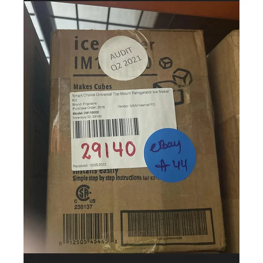Smart Choice Universal Top Mount Refrigerator Ice Maker Kit New | E44
Opens in a new window or tab
