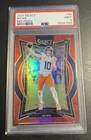 2024 Panini Select - Concourse Bo Nix #30 Red Prizm /99 (RC) PSA 9