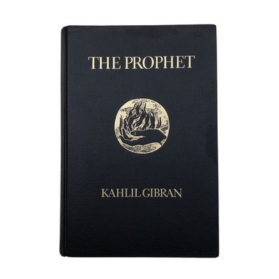 THE PROPHET KAHLIL GIBRAN - 1953 Hardcover 55th Print Book Rare Vintage Artwork