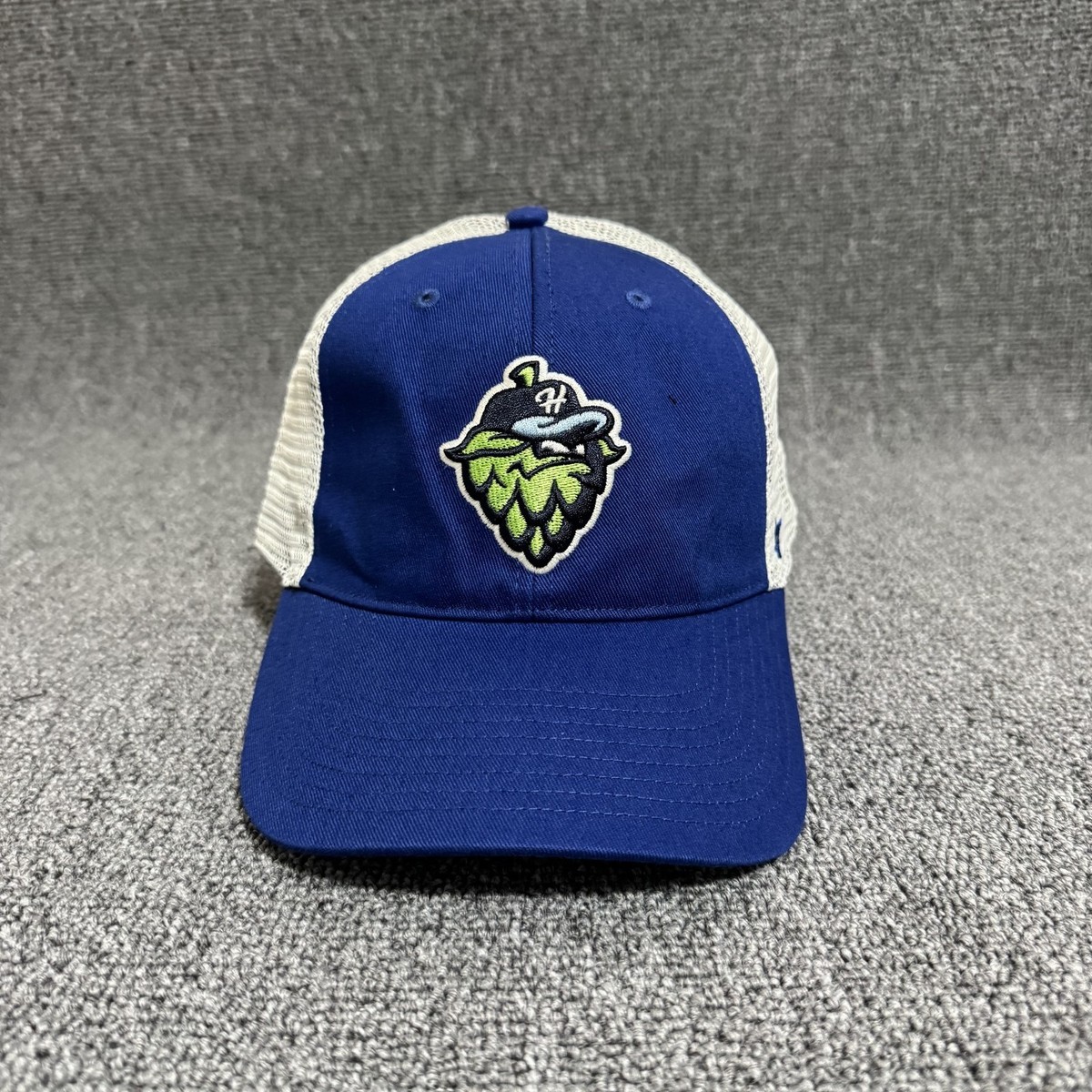 '47 Brand Hillsboro Hops Trucker Snapback Blue White One Size Hat