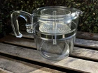 VTG PYREX Flameware Stove Top Coffee Percolator 6 cup 7756-B MCM 1960's