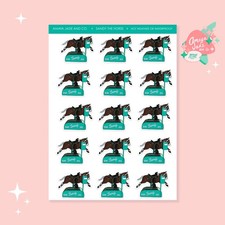 Sandy the Horse Sticker Sheet Perfect for Scrapbooks and Party Favors