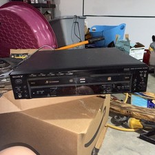 Sony RCD-W500C CD Recorder 5 Disc Changer Belts Replaced NO REMOTE Working