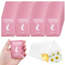 400 Flushable Feminine Travel Wipes Individually Wrapped for Women Portable Hygi