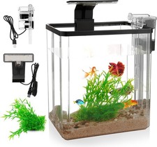 1.5 Gallon Aquarium Starter Kits with Filteration Oxygenation,Water Circulation