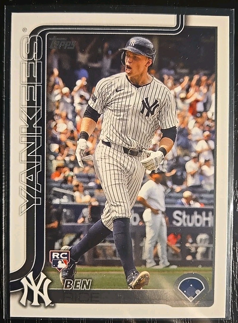 Ben Rice 2025 Topps Series One Flag Ship #337 RC Yankees Rookie 