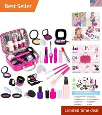 Imaginative Makeup Toy Set for Little Girls - Eco-Friendly Portable