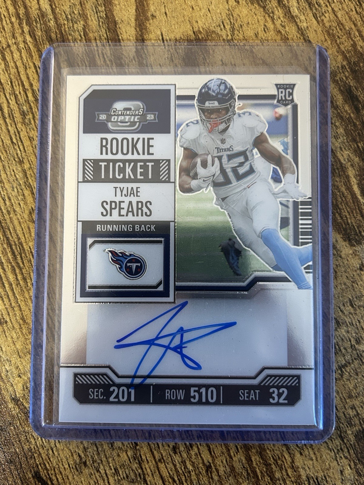 2023 Contenders Optic - Rookie Ticket RPS Autographs Tyjae Spears #138 (AU, RC)