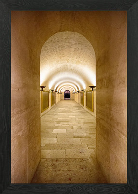 Crypt Doorway Framed Wall Art Poster Canvas Print Picture