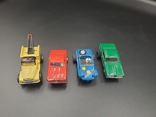 Lot Of 4 VINTAGE AURORA TJet SLOT CARS MG