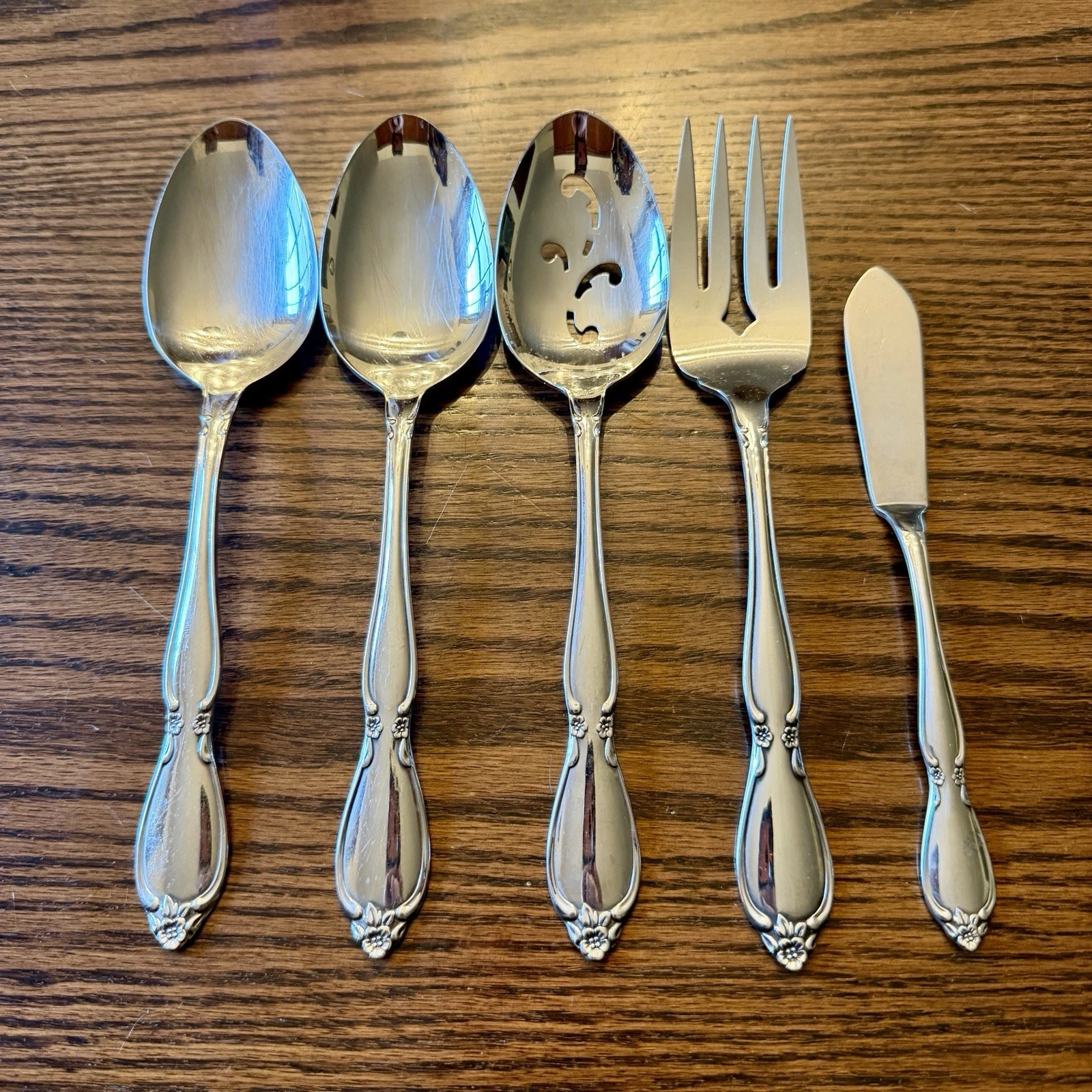 Oneida Chatelaine Set of 5 Serving Pieces Community Stainless Flatware