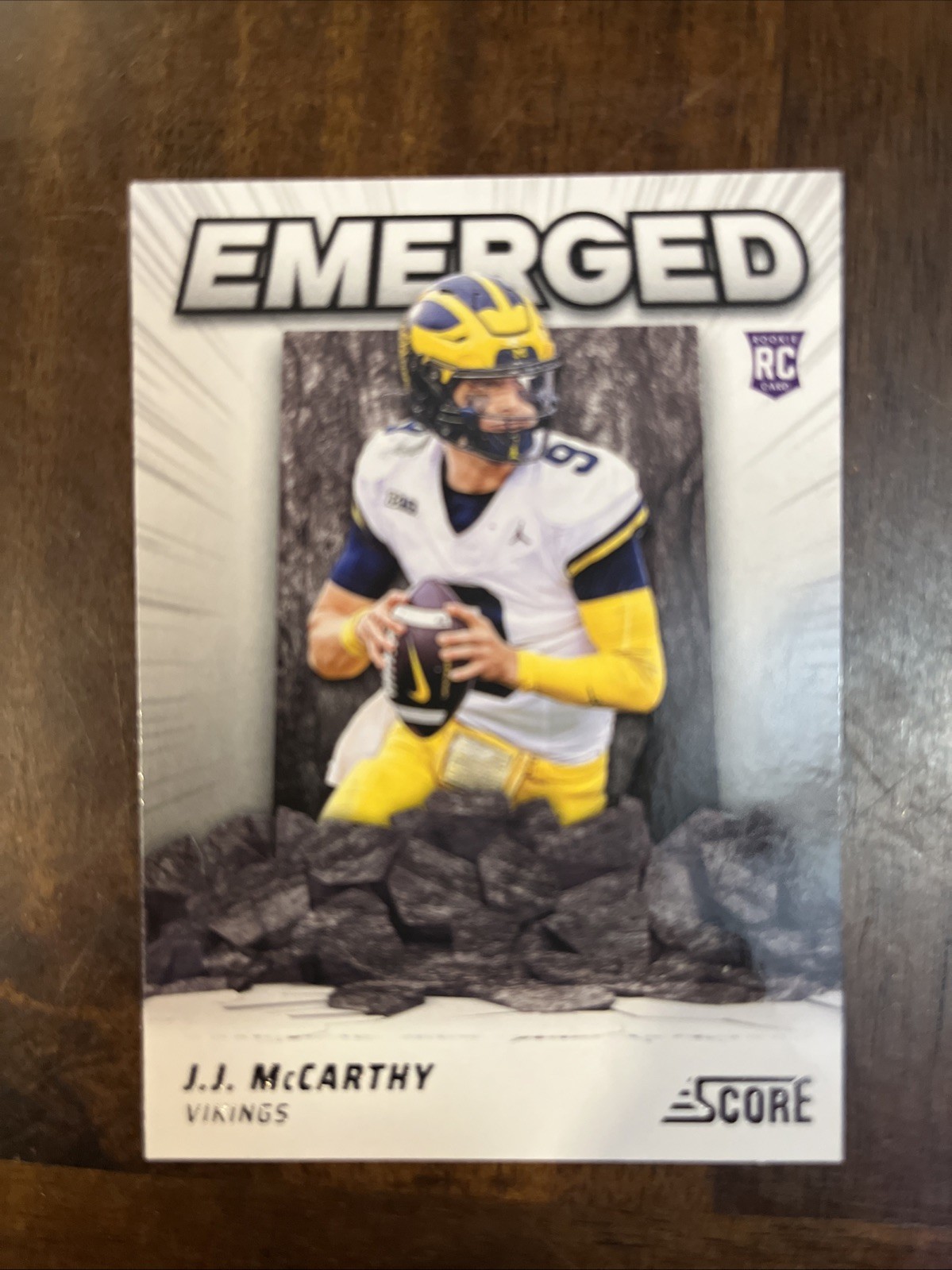 2024 Score - Emerged J.J. McCarthy #EM-JMY (RC)