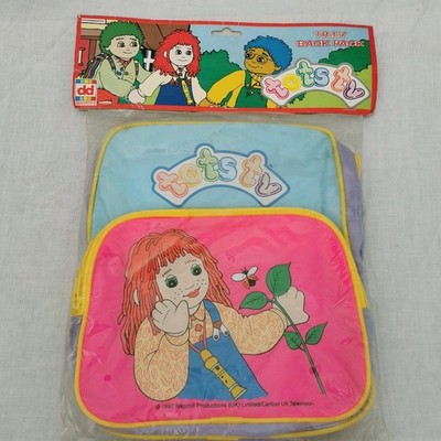 RARE RAGDOLL TOTS TV VINTAGE BACKPACK RUCKSACK DEKKERTOYS 1997 New Sealed Old