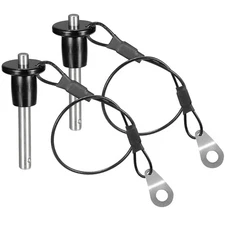 2 PCS 6mmx25mm Stainless Steel Ball Locking Pins Push-Button Quick Release