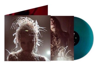 Miley Cyrus Something Beautiful - SIGNED Exclusive Vinyl (Sea Blue