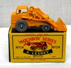 VINTAGE MATCHBOX SERIES 1-75 LESNEY NO. 24B HYDRAULIC EXCAVATOR - 1959 - NIB