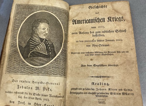 Antique German Book ~ War Of 1812~ Geschichte Americanischen Kriegs Von 1812 - Picture 5 of 11