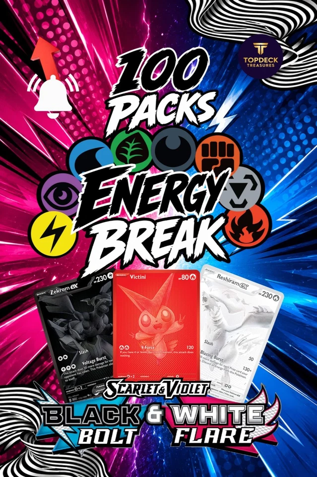 100 PACK ENERGY BREAKS!! / SLABS&SEALED!