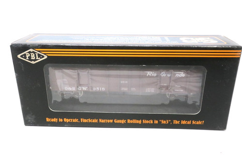 Sn3 RTR PBL DENVER & RIO GRANDE WESTERN 30'TRUSS ROD HI-SIDE GON #9518 | Condition: New