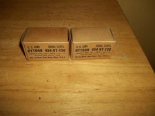 2-HYTRON  954-VT-120  VINTAGE ELECTRON VACUUM RADIO TUBES,Unused ,Untested