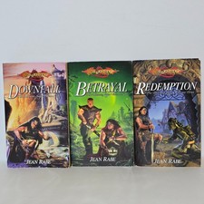 DragonLance The Dhamon Saga Trilogy by Jean Rabe Complete Set WOTC Volume 1 2 3