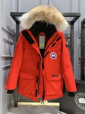 Canada Goose 08 Expedition Parka off Red Down Jacket with label