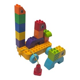 14 of 15 Bricks for Lego Duplo Toddler Build & Pull Along 10554 No Box or Manual