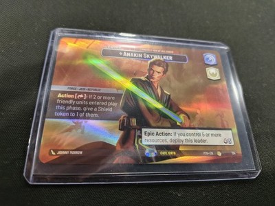 Anakin Skywalker Twin Suns Starwars Unlimited Galatics Exclusive Showcase