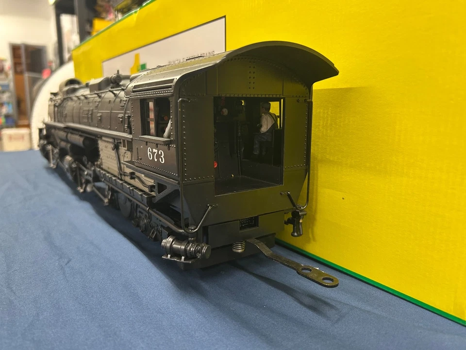 Motor de vapor Challenger Mth One Gauge G Clinchfield #673 4-6-6-4 70-3004-1 Foto 3 de 4