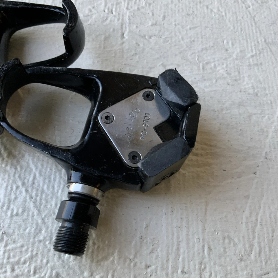 WELLGO RC 9101 ROAD BIKE PEDALS NO CLEATS 440 GRAMS CHROMOLY SPINDLE BLACK - Image 4 of 4