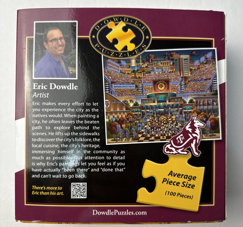 Dowdle Jigsaw Puzzle Texas A&M Aggies 100 Piece New Sealed - Picture 9 of 10