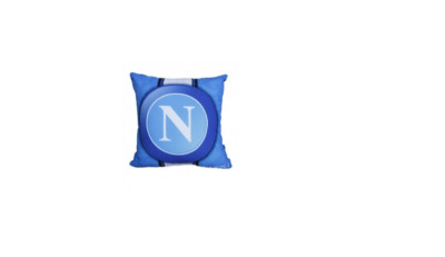 Kissen Abnehmbar Möbel Haus 35x35 Offizielles Produkt SSC Napoli Gepolstert