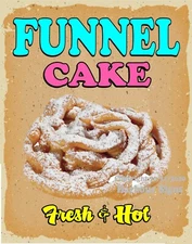 Funnel Cake DECAL (CHOOSE YOUR SIZE) Food Truck Concession Vinyl Sticker
