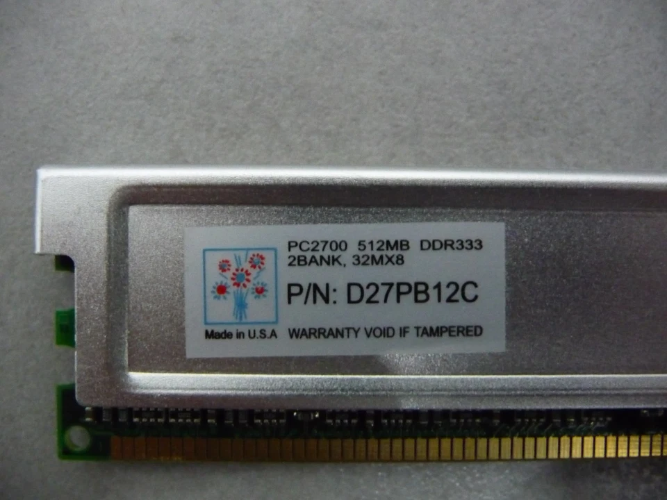 Super Talent 512 MB SD DDRRAM Memory (D27PB12C) - Image 2 of 3