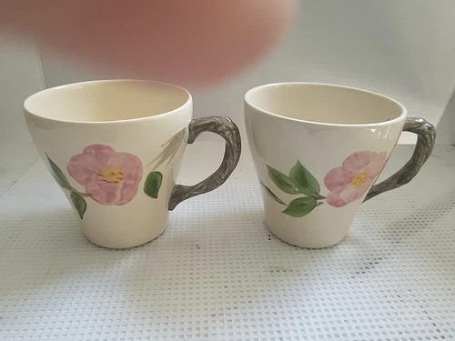 Desert Rose Franciscan Ware Mugs Made In England