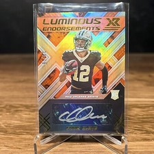 Chris Olave 2022 Panini XR Luminous Endorsements Auto /25 New Orleans Saints