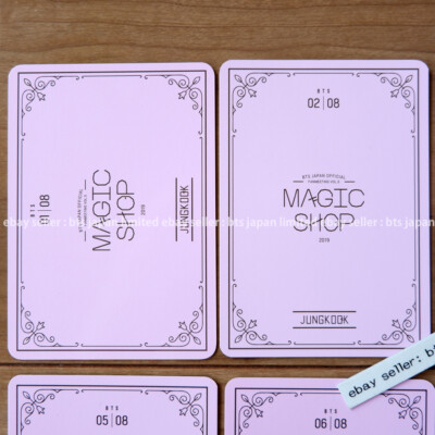 BTS FANMEETING VOL.5 MAGIC SHOP Official Mini Photo card JUNGKOOK