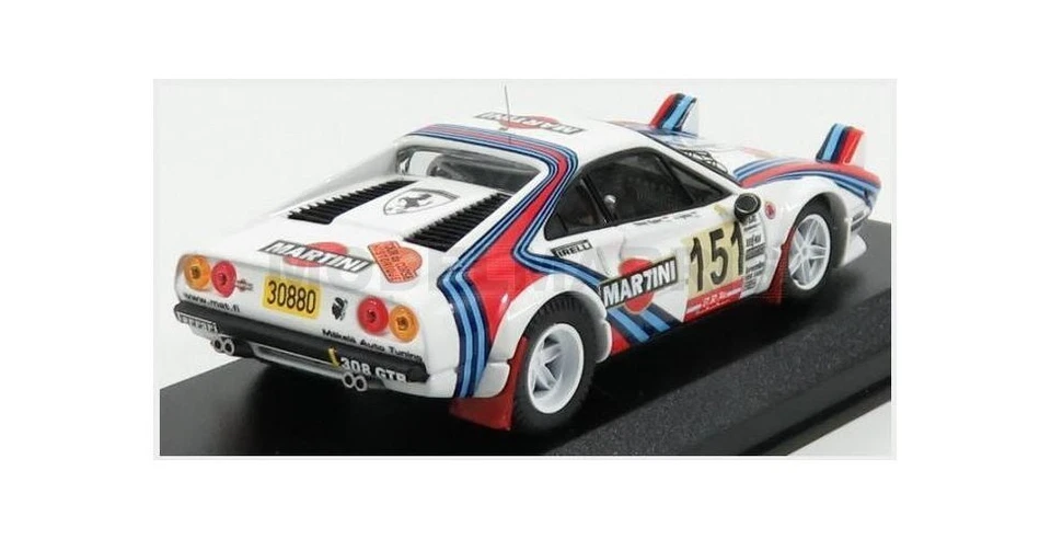 BEST-MODEL 9707 FERRARI - 308 GTB TEAM MARTINI RACING Gr.4 N 151 HISTORIQUE RALL - Immagine 2 di 2